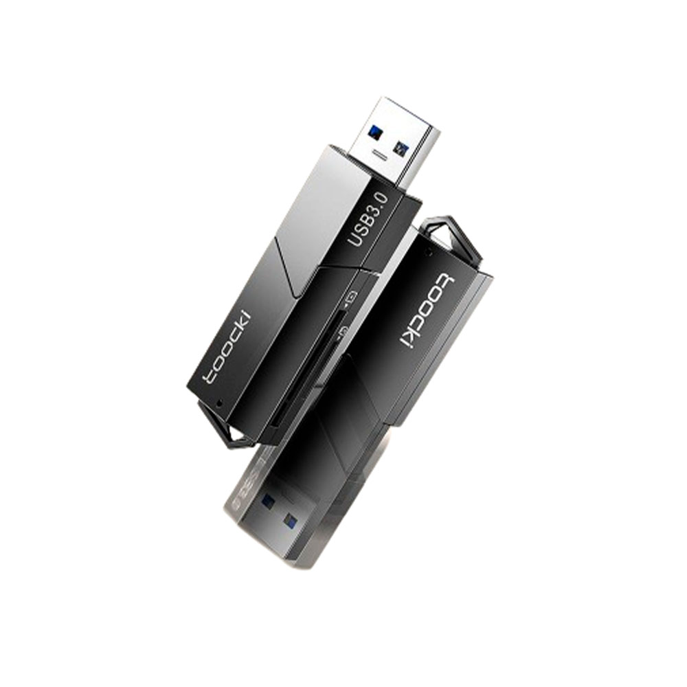 Lector de tarjetas TOOCKI Retractil USB 3.0 - TDKQ-YR01