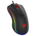 Mouse Gaming Redragon M711 Negro - FPS COBRA FPS 10,000DPI, Sensor Pixart P3360,  RGB Chroma, 8 Botones programables