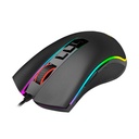 Mouse Gaming Redragon M711 Negro - FPS COBRA FPS 10,000DPI, Sensor Pixart P3360,  RGB Chroma, 8 Botones programables