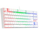 Teclado Mecanico REDRAGON Gaming KUMARA RGB, Switch ROJO, TKL, USB, Blanco - K552RGB-1