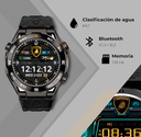 Smartwatch Lamborghini, bluetooth, ip67, LB-SW-V12GTN