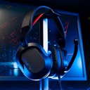 Headset Gaming JLAB Nightfall Negro banda ajustable, control para volumen, 3.5mm, microfono rotatorio, Rapid mute. 50mm driver. Soporta audio espacial - GHNHTFALLRBLK4