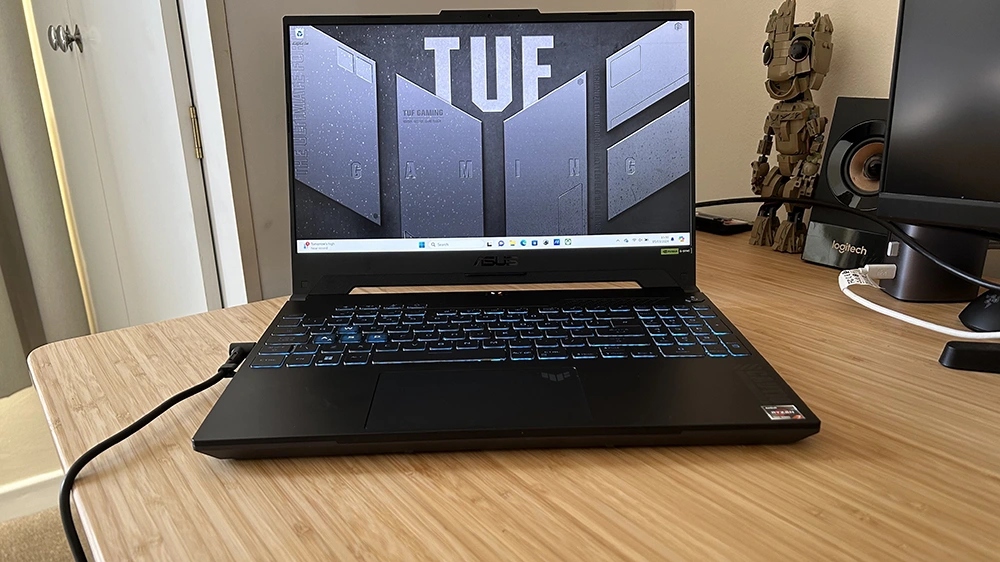 Laptop ASUS TUF FA507, 15.6 FHD WV, Ryzen 7-7735HS, 1TB SSD, 16GB DDR5, RTX™ 4050 - 6G, MECHA GRAY- Windows - 90NR0EB5