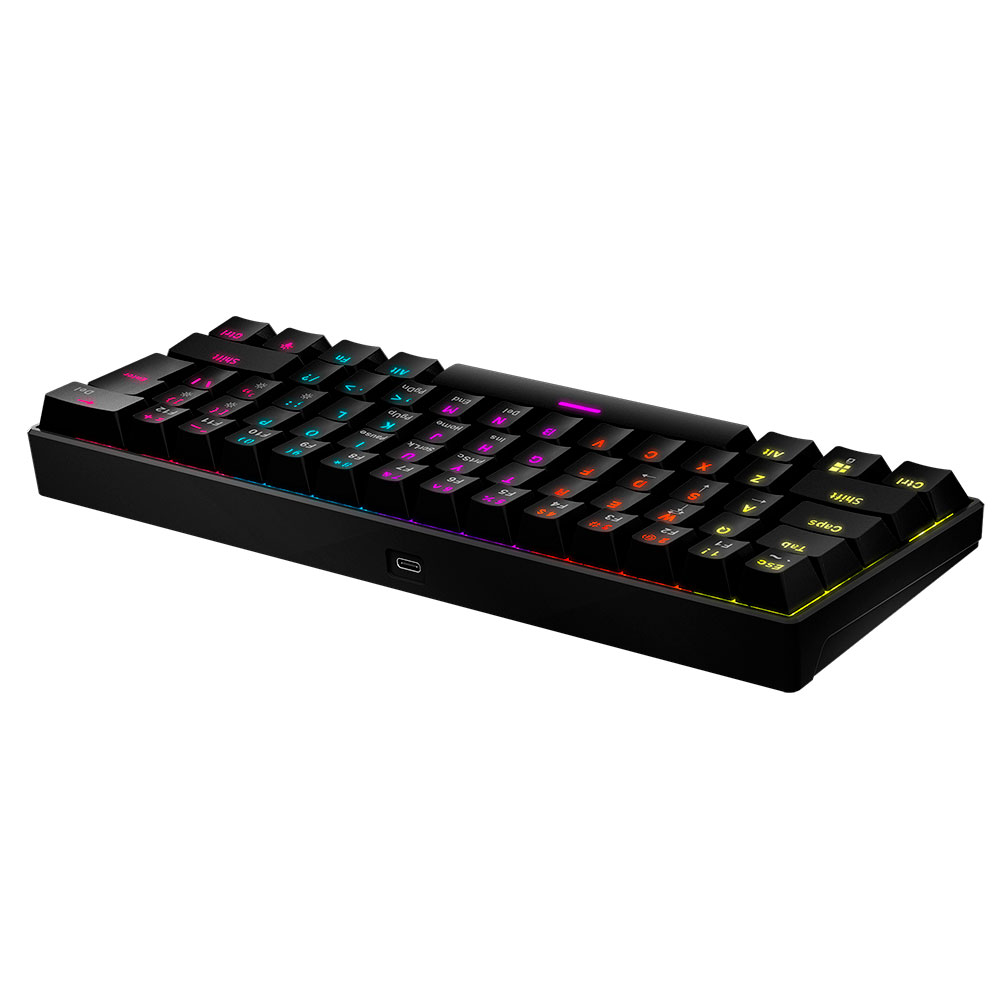 Teclado Mecanico Adata XPG Summoner Mini Switch Azul ESP SUMMONERMINI61BL-BKCES BLACK