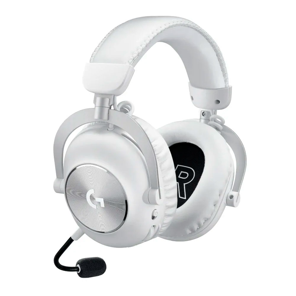 Headset Logitech Pro X2 Wireless + bluetooth, Blanco, Gaming Lightspeed, Grafeno 50mm driver 981-001268