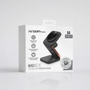 Base Cargador Inalambrico ARGOM 3 en 1, Magnetico WIRELESS CHARGER  para telefono, Smartwatch, audifonos 15w, + usb C- ARG-AC-0144BK