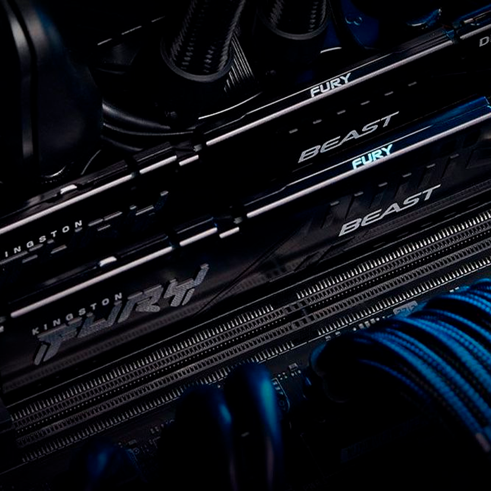MEMORIA RAM FURY BEAST DDR5 16GB 5600MHZ CL40 DIMM, KF556C40BB-16