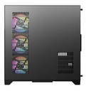 Case XYZ Neutron Negro - XYZ-SA-838 Mid Tower Dual Chamber Case,pantalla LCD 8.8",  4 ventiladores AURAX A-RGB PWM, soporta: ATX / Micro-ATX / Mini-ITX, ARGB y PWM, con MB Sync