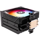 Enfriamiento XYZ Thermax 4 Pulsar ARGB, Pantalla Digital. Negro, 120mm, LGA 115X/1366/2011/1700/1200/1851, AM3-AM4-AM5