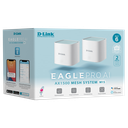 Router Repetidor D-Link AX1500 EaglePro AI, Mesh 2Pack, WiFi6, Google/Alexa - M15