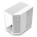 Case NZXT H6 Flow RGB Mid-Tower Airflow Case with 3 RGB Fans, Panoramic Glass Panels, Cable Management - Color Blanco CC-H61FW-01 