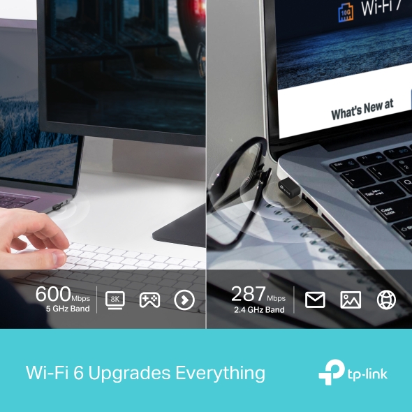 Adaptador USB TP-Link AX900 Nano Wi-Fi 6 Bluetooth 5.3 USB Adapter, TX10UBNANO