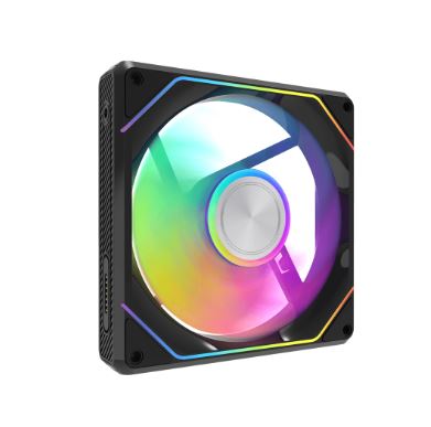 Ventilador Darkflash Gauss G24 ARGB, 3 Pack, 120mm  Negro Compatible: Aura Sync, MSI, Fusion, Polychrome) 800-2000±10%RPM