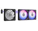 Ventilador Darkflash Gauss G24 ARGB, 3 Pack, 120mm  Negro Compatible: Aura Sync, MSI, Fusion, Polychrome) 800-2000±10%RPM