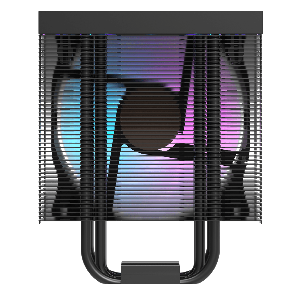 Disipador de calor DarkFlash Darkair PRO, ARGB, 4 pipas, 120mm, Max TDP 180W- Negro