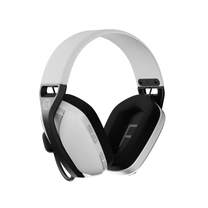 HEADSET GAMING PRIMUS  PBH-360W, Color Blanco (2.4GHZ + BLUETOOTH V5.3, + Cable) 16Hrs Bat. compatible: PC, PS, Switch, Xbox