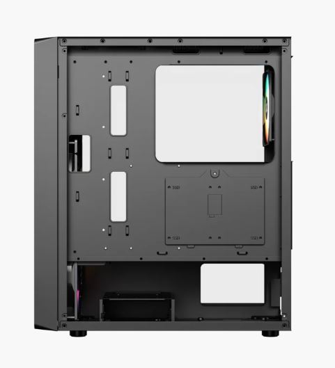 Case XYZ Airone 50 MESH,  NEGRO, ATX,  MIcro ATX, ITX- 4 fans, ARGB, X-CS-AIRONE50-M-B/XYZ-SA-953