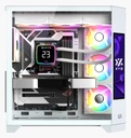 Case XYZ Neutron BLANCO -  Mid Tower Dual Chamber,pantalla LCD 8.8",  4 ventiladores AURAX A-RGB PWM, soporta: ATX / Micro-ATX / Mini-ITX, ARGB y PWM, con MB Sync - X-CS-NEUTRON-W/XYZ-SA-839