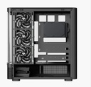 Case XYZ QUANTUM PRO, Negro. 6.2" Smart Display, Compatible  ATX, Micro-ATX, and Mini-ITX , Graficas hasta 400 mm, and CPU coolers180 mm. Incluye 4 XYZ Vortex A-RGB fans con Inversion