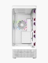 Case XYZ QUANTUM PRO, BLANCO. 6.2" Smart Display, Compatible ATX, Micro-ATX, and Mini-ITX , Graficas hasta 400 mm, and CPU coolers180 mm. Incluye 4 XYZ Vortex A-RGB fans con Inversion