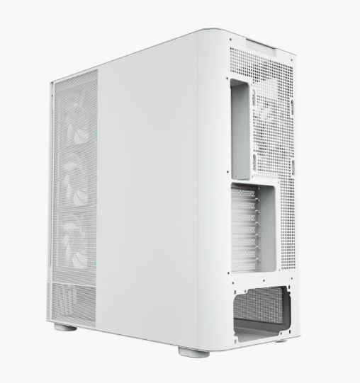 Case XYZ QUANTUM PRO, BLANCO. 6.2" Smart Display, Compatible ATX, Micro-ATX, and Mini-ITX , Graficas hasta 400 mm, and CPU coolers180 mm. Incluye 4 XYZ Vortex A-RGB fans con Inversion