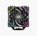Disipadro XYZ THERMAX 6 NEGRO, 120mm Fan ARGB pwm, 6 Pipes, 18.5db, Intel: LGA 775/1150/1151/1155/1156/1200/1366/1700/2011/1851 AMD: AM3/AM4/AM5