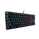 TECLADO MECANICO REDRAGON GAMING KUMARA USB NEGRO RGB TKL, SWITCH RED K552RGB-1