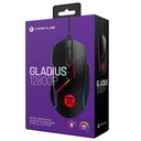Mouse gaming USB GLADIUS 12800P RGB Negro, PMO-103