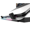 Base/Soporte Cooler para laptop DarkFlash G200 Plus Lightstrip, soporta hasta laptops 16", con Celular stand, stand, 5 ventiladores
