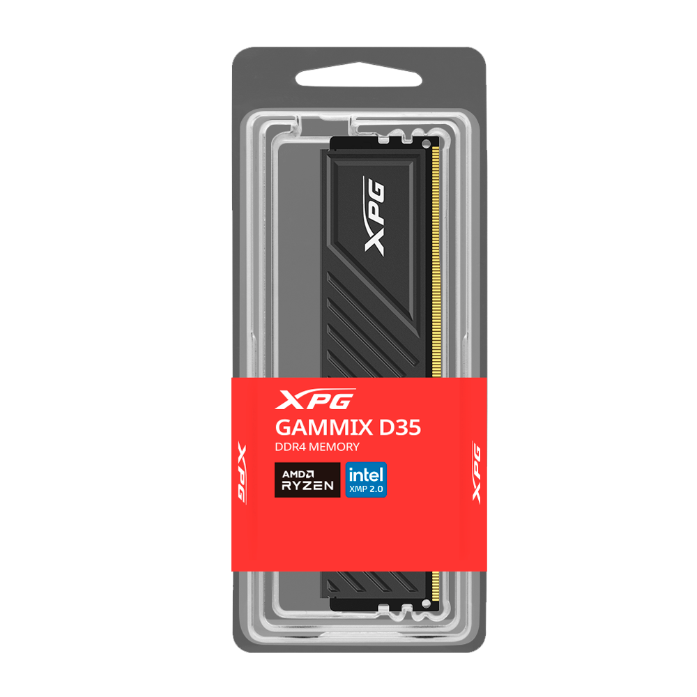 Memoria ram XPG GAMMIX D35 16GB DDR4 3200MHZ DIMM NEGRO AX4U320016G16A-SBKD35