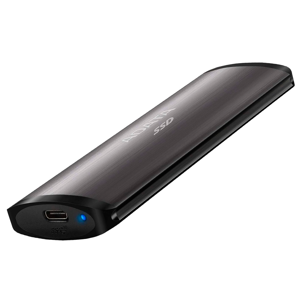 Unidad de estado solido SSD Externo ADATA SE760 256GB  USB 3.2 Gen 2 USB-C, 1000 MB/s ASE760-256GU32G2-CTI