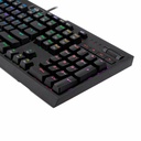 Teclado Mecanico Redragon Brahma Pro Negro, Retroiluminado LED, Switch Azul, K586, Reposa muñeca, Macros