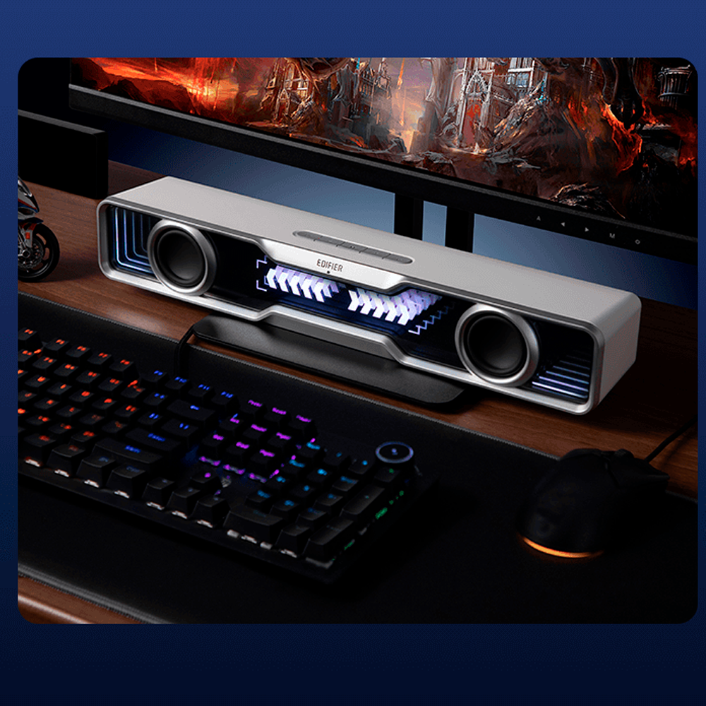 Parlante Edifier QS30 - RGB - Bluetooth - Blanco