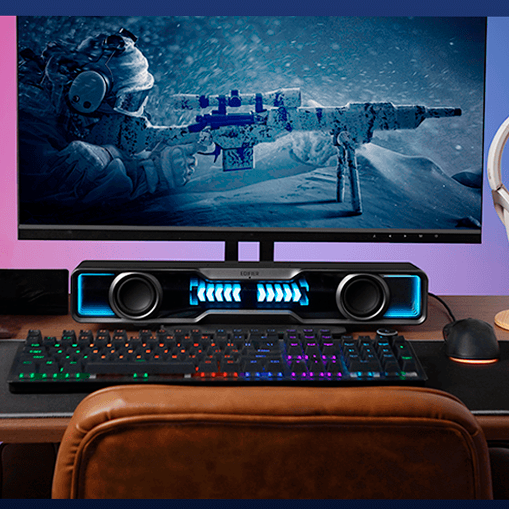 Parlante Edifier QS30 - RGB - Bluetooth - Negro