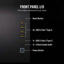 Case Corsair 6500X Series - Glass Panel - Negro - CC-9011257-WW