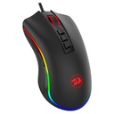 Mouse Gaming Redragon M711 Negro - FPS COBRA FPS 10,000DPI, Sensor Pixart P3360,  RGB Chroma, 8 Botones programables