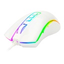 Mouse Gaming Redragon M711W- Blanco FPS COBRA FPS, Sensor Pixart P3360 10,000DPI RGB Chroma, 8 Botones programables