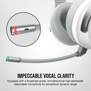 Headset Corsair Virtuoso RGB Wireless Blanco/Gris  CA-9011186-NA