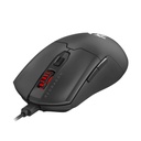 Mouse Redragon FYZU Negro,  M995W, 50-26000 Dpi, 6 botones, 51grms, SENSOR PAW2395, USB