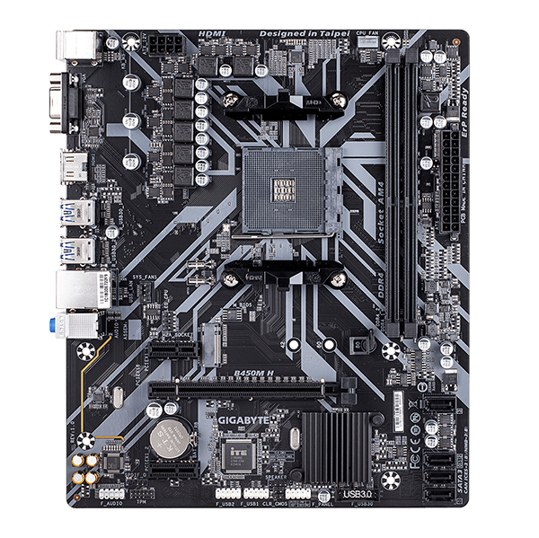 Motherboard Gigabyte B450M H  AM4 2xDDR4