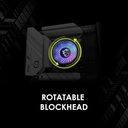  Enfriamiento Líquido MSI MAG CORELIQUID A12 360 - Radiador de 277 mm - LGA 1700 Ready - Triple Ventiladores ARGB PWM de 120 mm, Color Negro