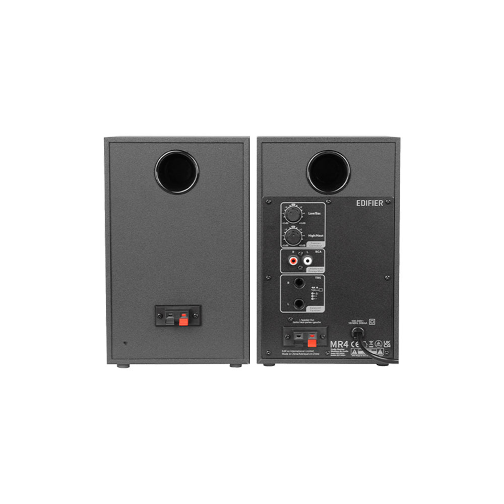 Parlante Edifier RCA y AUX Negro MR4