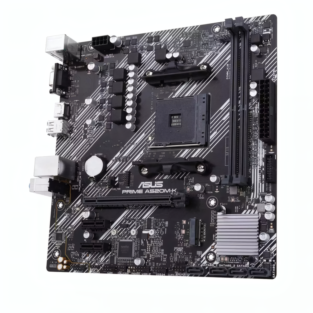 Motherboard ASUS PRIME A520M-K AM4, DDR4, SATA 6Gb/s Micro ATX AMD