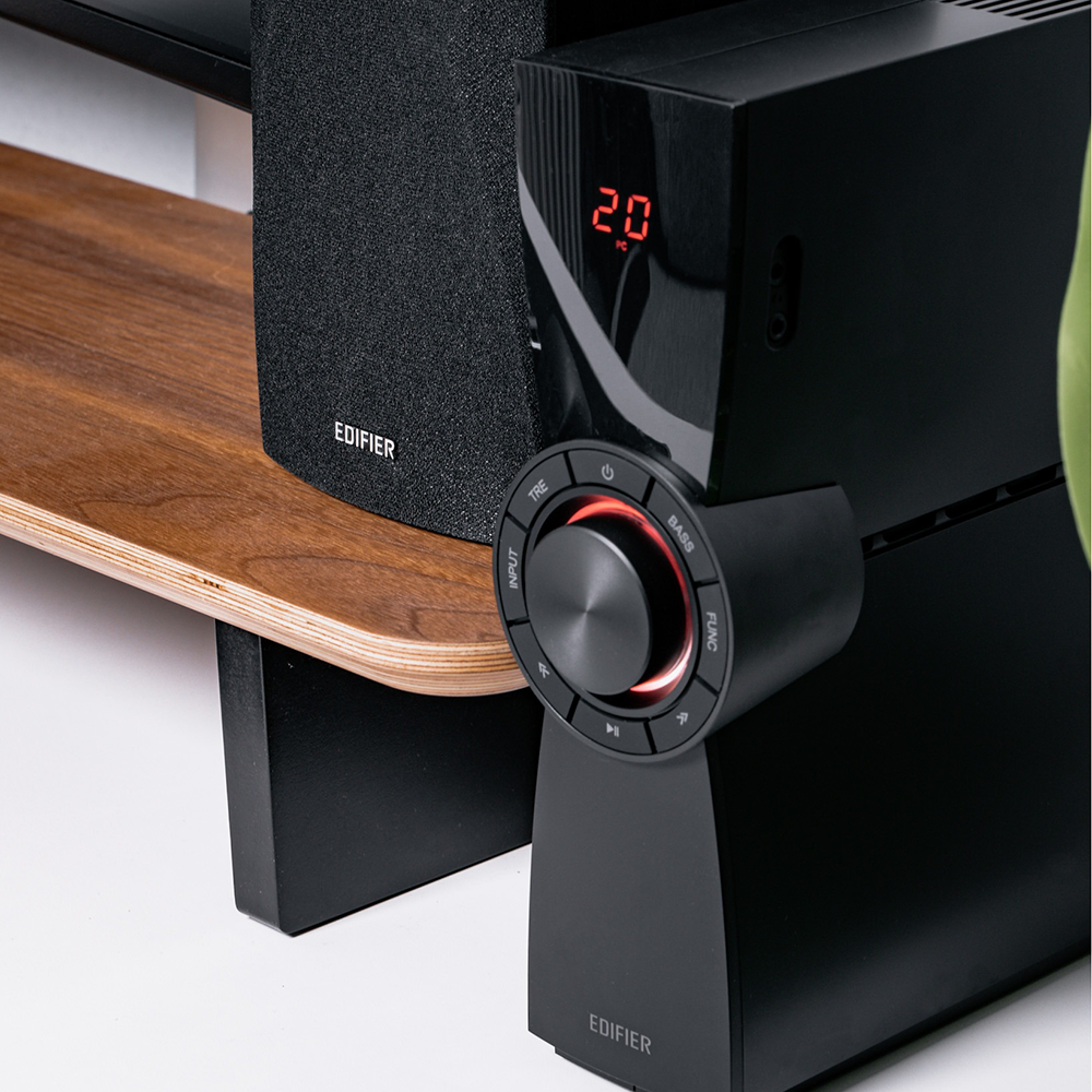 Sistema de Bocinas 2.1 Edifier CX7 - 12 W × 2+ 45 W - Bluetooth - Negro