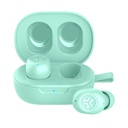 Audífonos JLAB, JBUSD MINI COLOR MENTA 20Hrs. total,  Bluetooth v5.3, 30% smaler, apple-android conexion 2 disposit.- EBJBMINIRMNT124