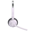 Headset JLAB,  Bluetooth Color LILA, Multipunto 2 dispositivos, 50Hrs., quick mute MIC, Go Work Pop On-Ear Headset PC+MAC+CEL  -HBGWRKPOPRLLC4