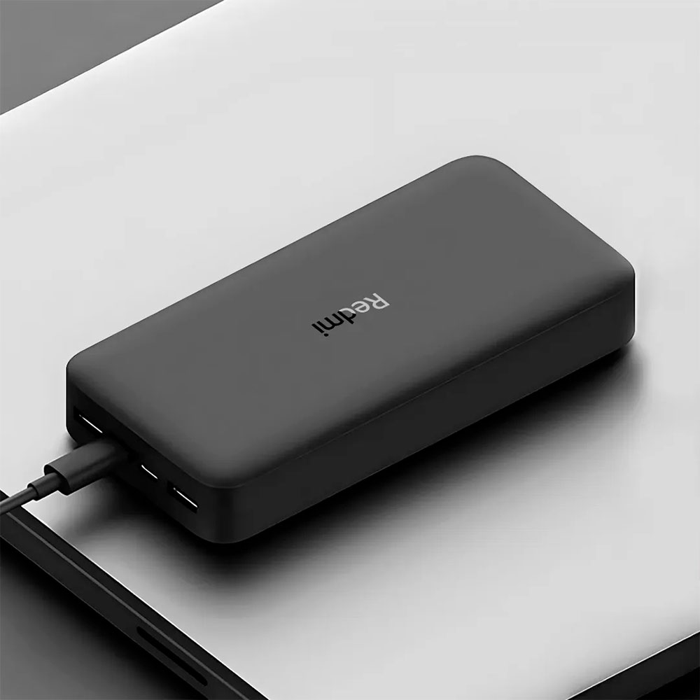 Power bank Xiaomi Redmi 18W Fast Charge Power Bank 20000mAh Black, USB-A, USB-C, Micro-USB. 26922