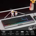 Combo Teclado y Mouse Redragon Gaming Essentials S151 - Negro