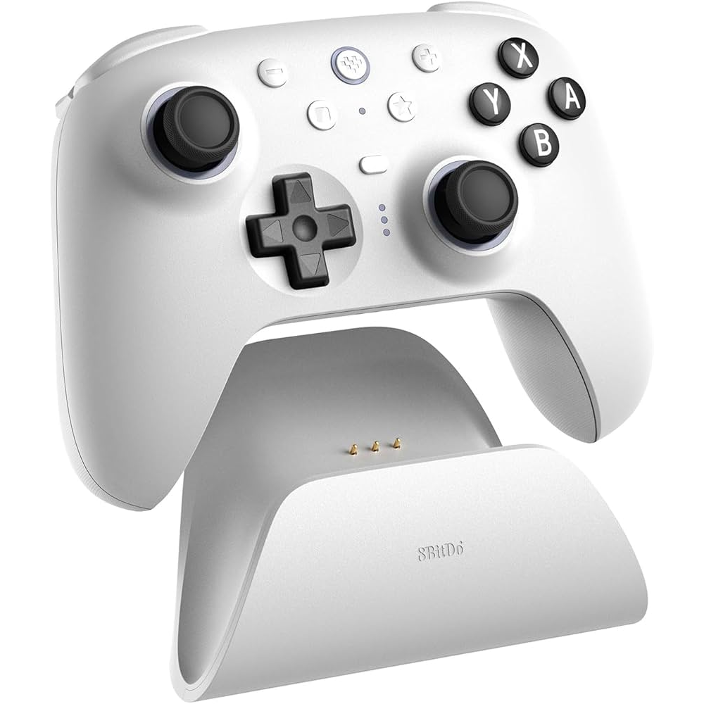 [19880] Control 8BitDo Ultimate 2 Bluetooth - 2.4G - Base de Carga - Switch - Blanco - 80ND