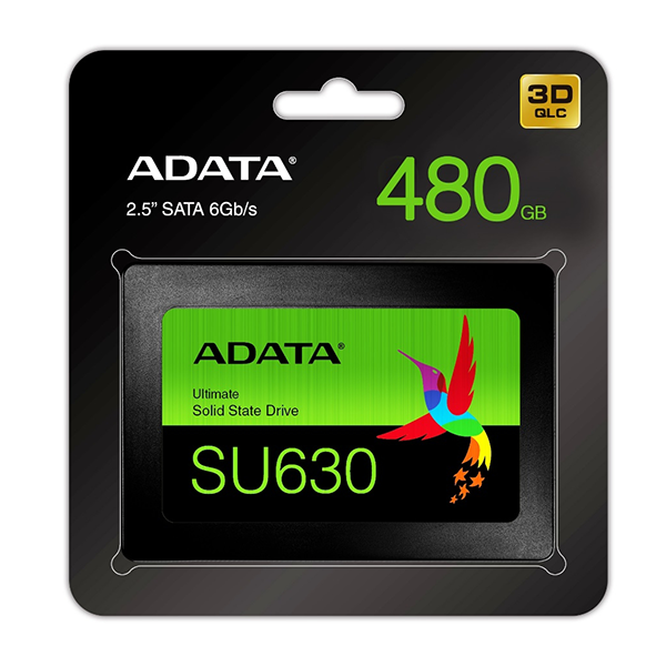 Unidad de estado sólido ADATA 480GB SU630 2.5" ASU630SS-480GQ-R 2.5″ Hasta 520MB/s